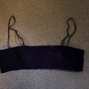 Zara Elegant Black Velvet Top Xl